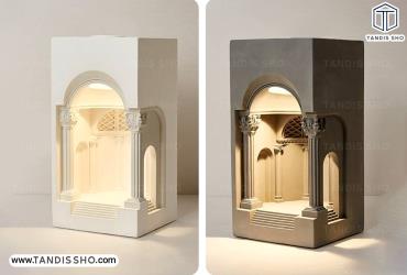 آباژور ایستاده سنگی ساختمان
