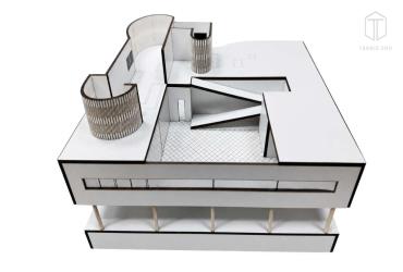 ماکت ویلا ساوا (Villa Savoye) – مقیاس 1:100